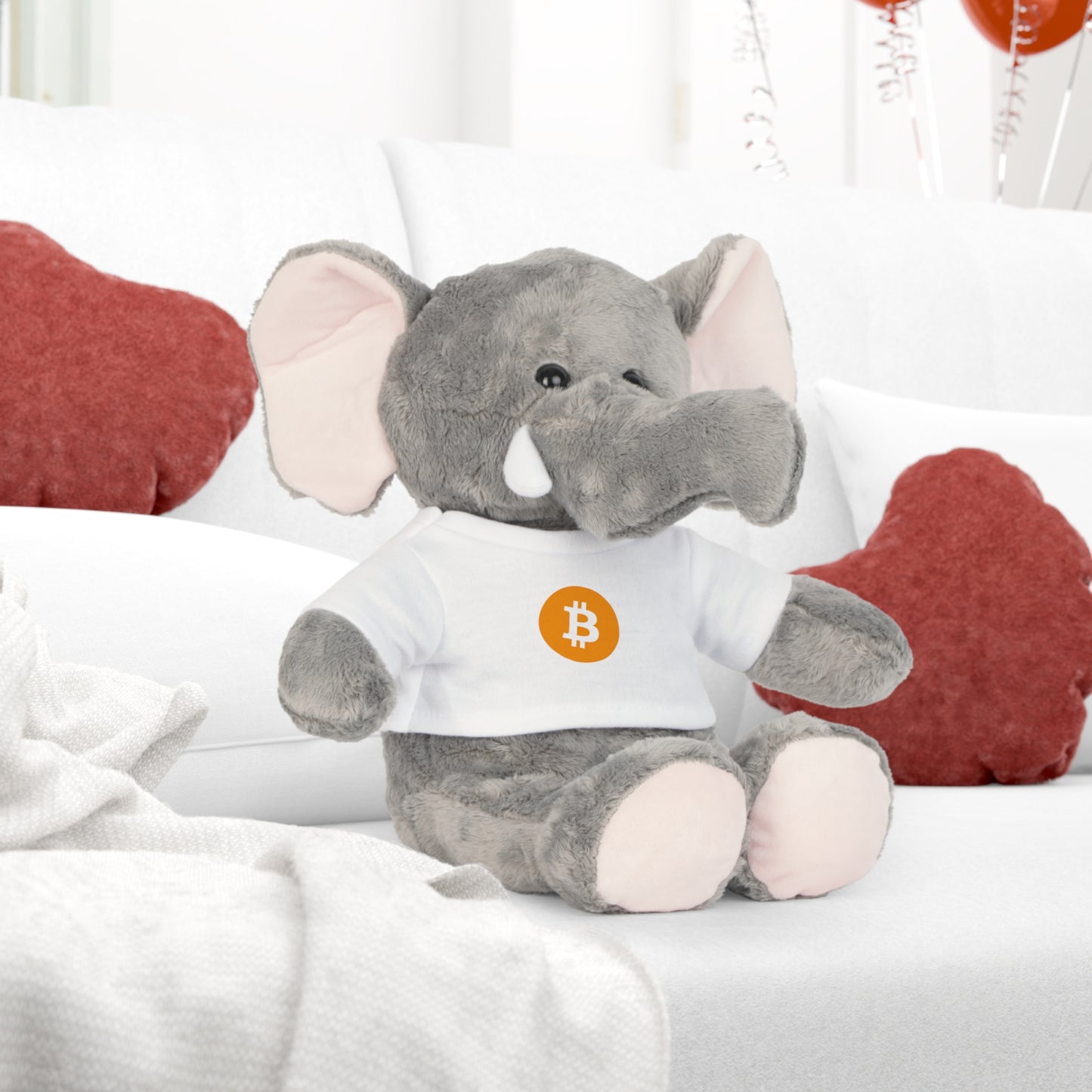 Bitcoin Plush Toy with T-Shirt