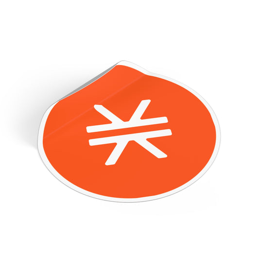 Stacks Round Vinyl Sticker