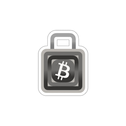 Bitcoin Lock Sticker