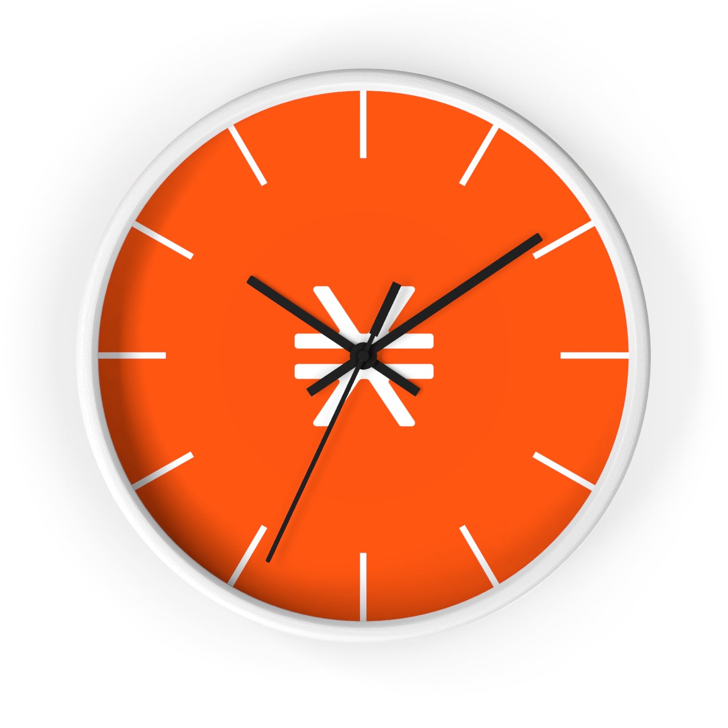 Vibrant Stacks Wall Clock with Modern Design