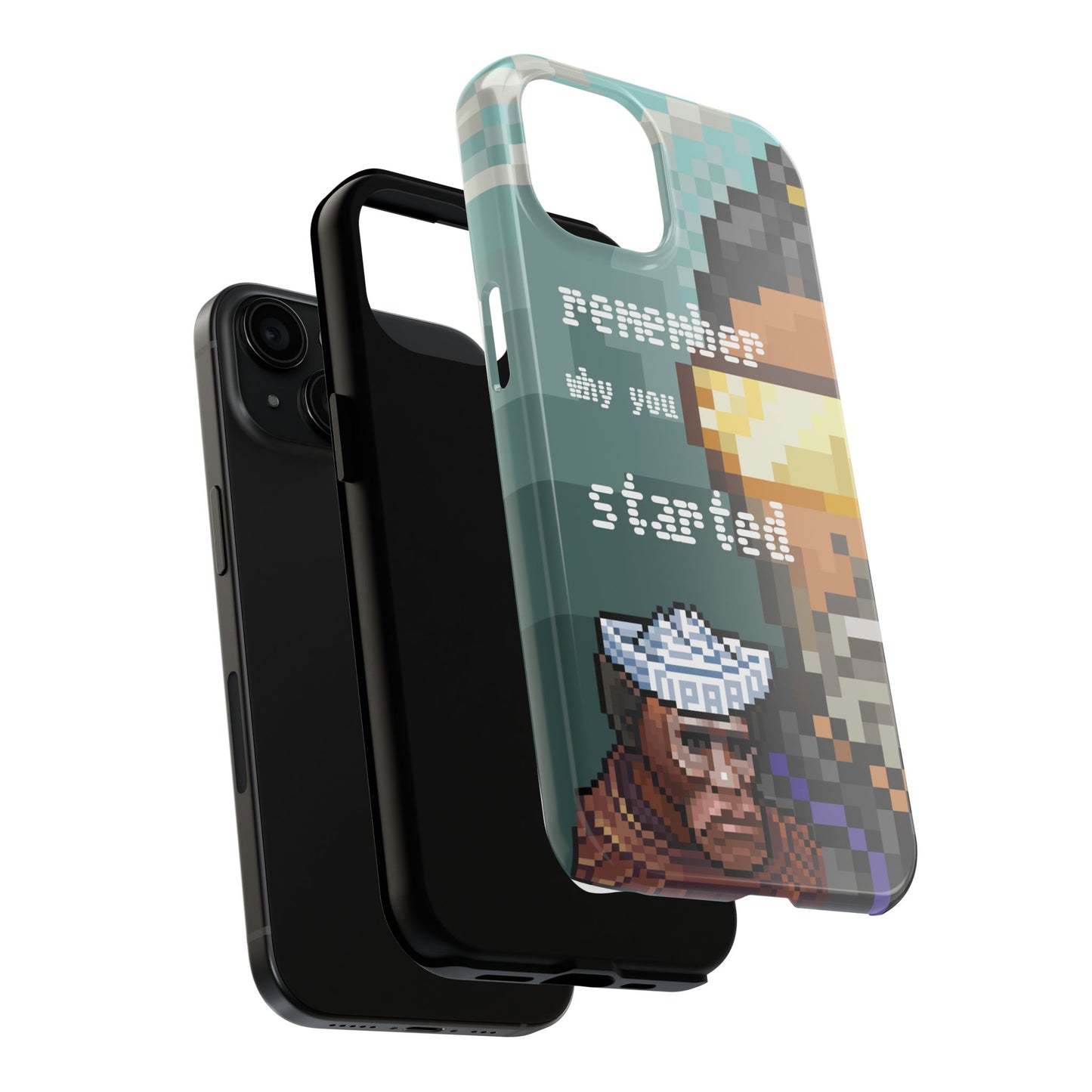 XYZERO & HODLSTX Pixel Art Tough Phone Case
