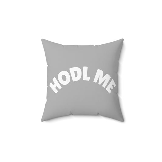 Bitcoin Inspired Spun Polyester Square Pillow