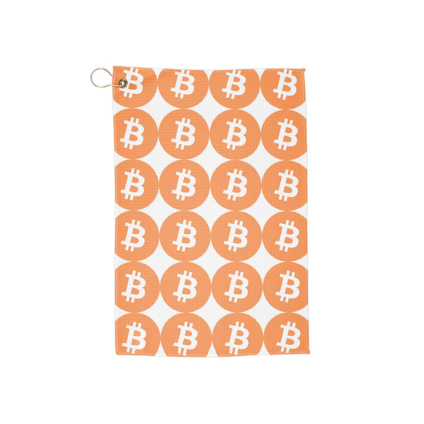 Bitcoin Pattern Golf Towel
