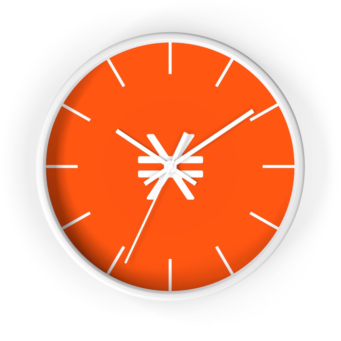 Vibrant Stacks Wall Clock with Modern Design
