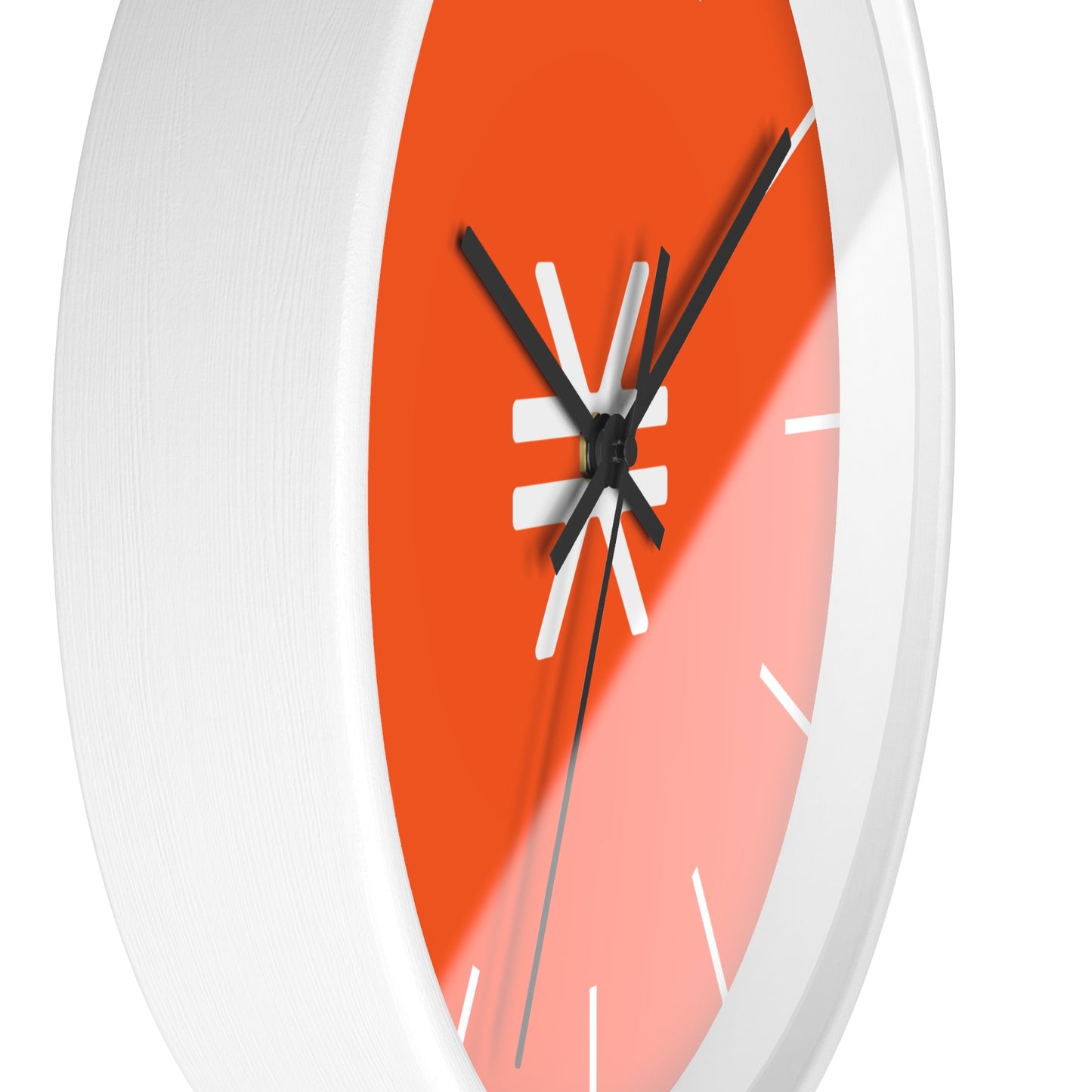 Vibrant Stacks Wall Clock with Modern Design