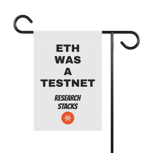 ETH Was A Testnet Garden Banner