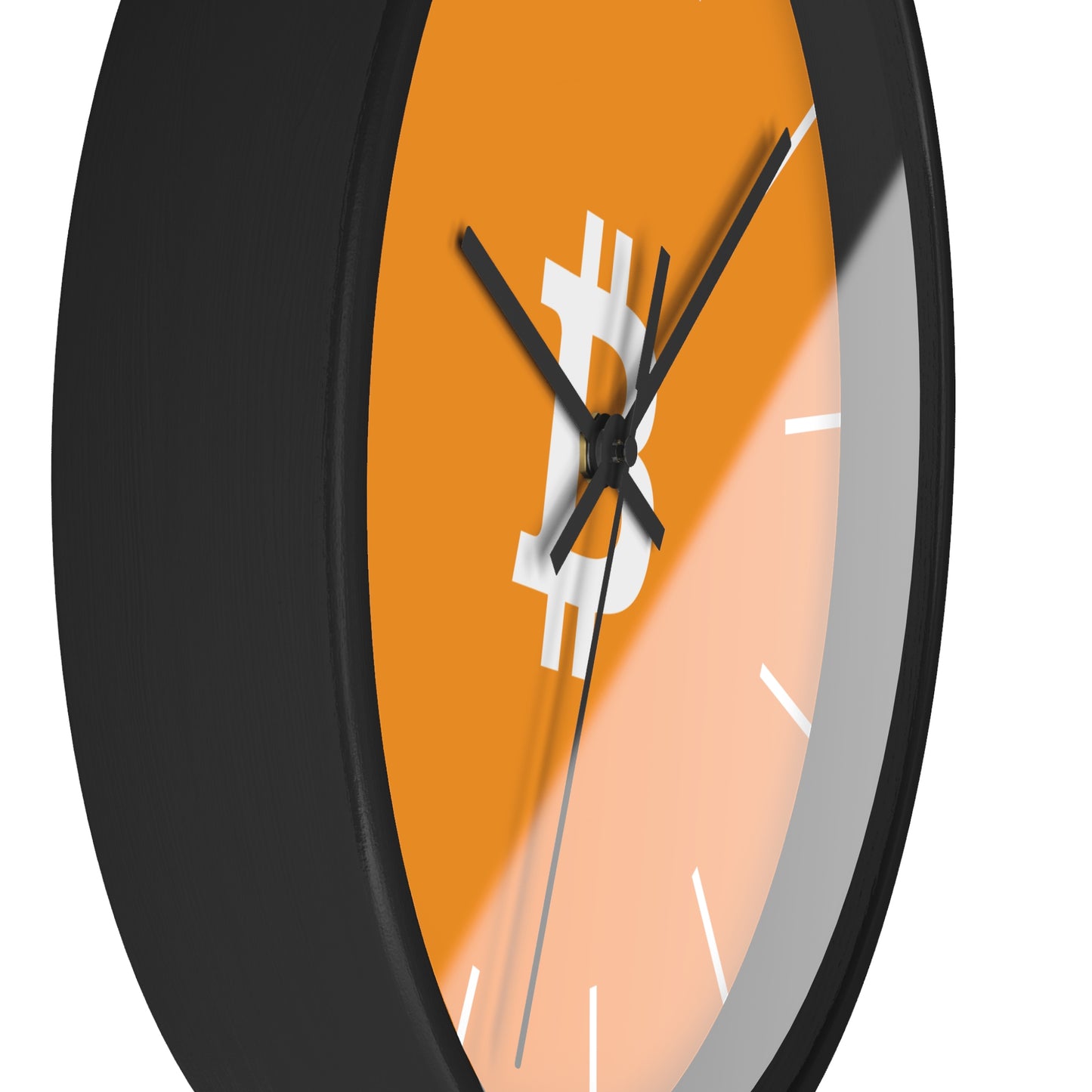 Vibrant Bitcoin Wall Clock with Modern Design