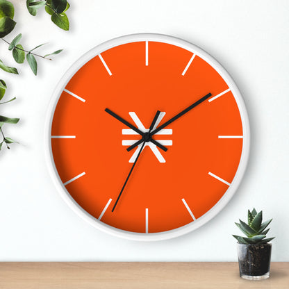 Vibrant Stacks Wall Clock with Modern Design