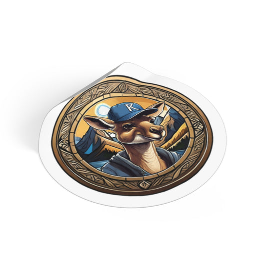 ROO Round Vinyl Sticker