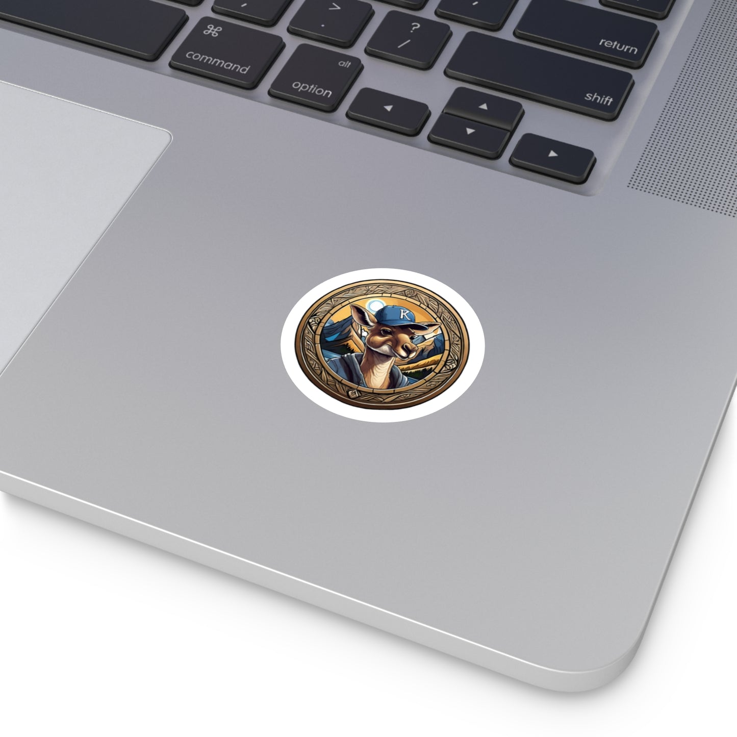 ROO Round Vinyl Sticker