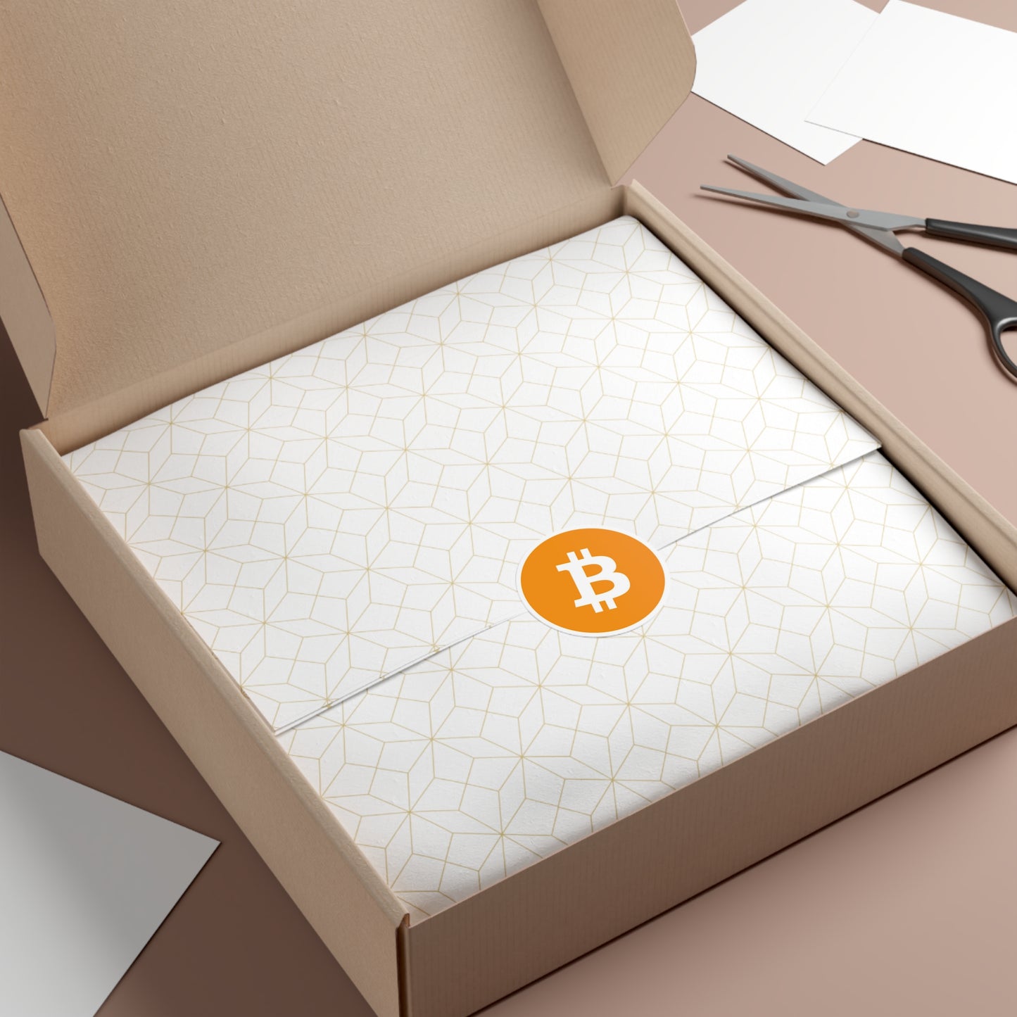 Bitcoin Round Vinyl Sticker