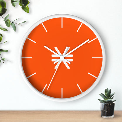 Vibrant Stacks Wall Clock with Modern Design