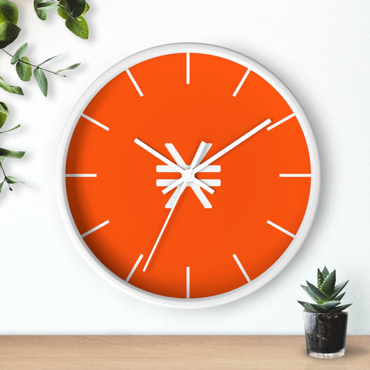 Vibrant Stacks Wall Clock with Modern Design