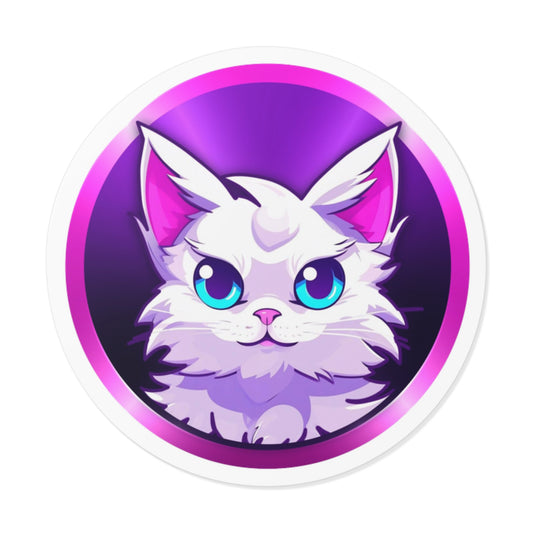 LEO Round Vinyl Sticker
