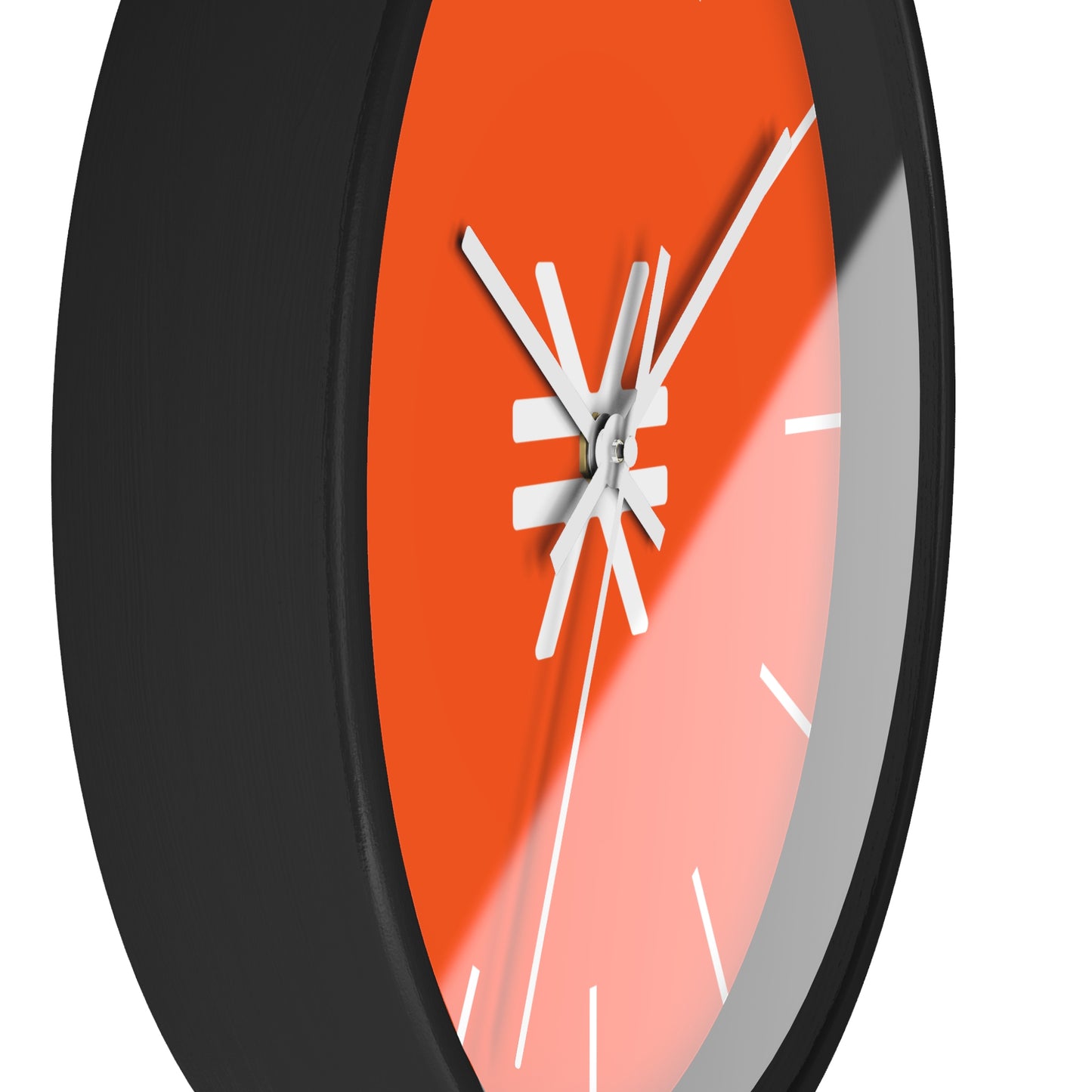 Vibrant Stacks Wall Clock with Modern Design