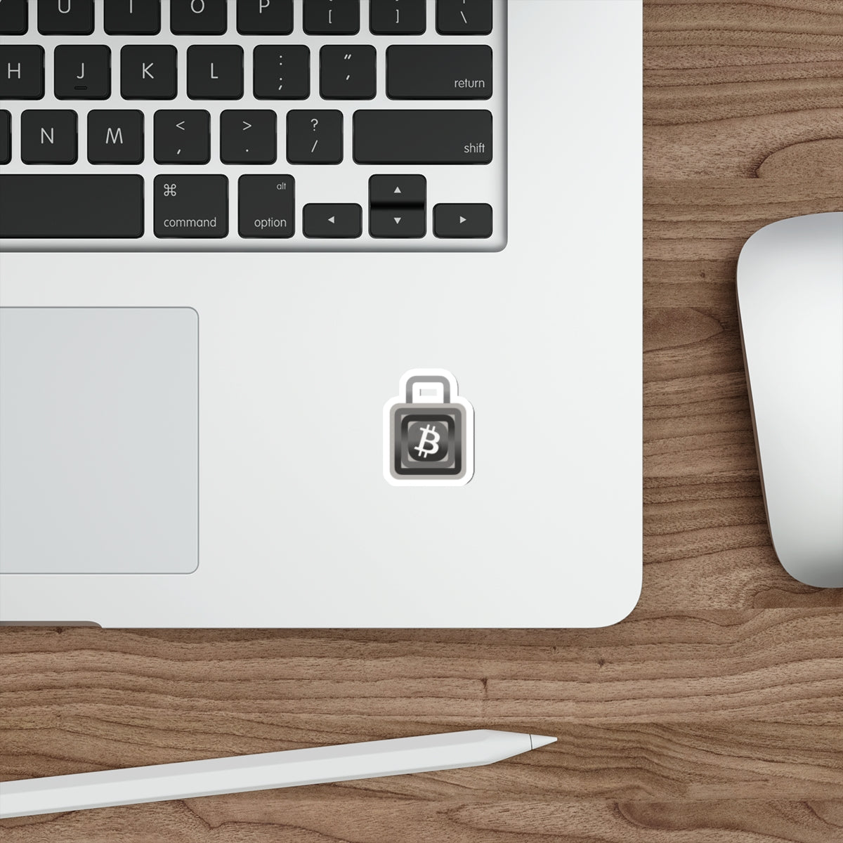 Bitcoin Lock Sticker