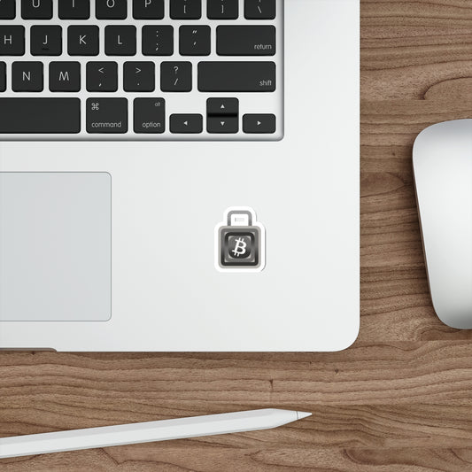 Bitcoin Lock Sticker