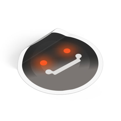 STX Smiley Round Vinyl Sticker