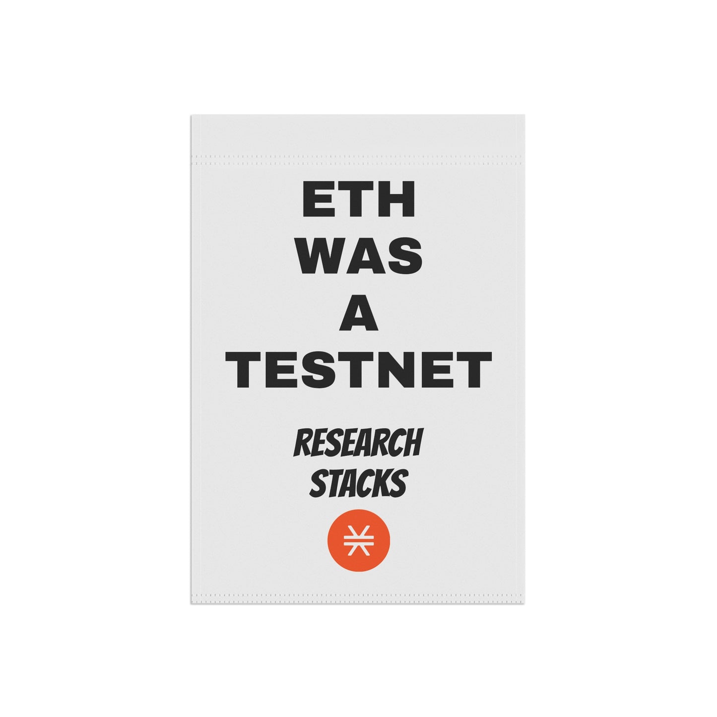 ETH Was A Testnet Garden Banner