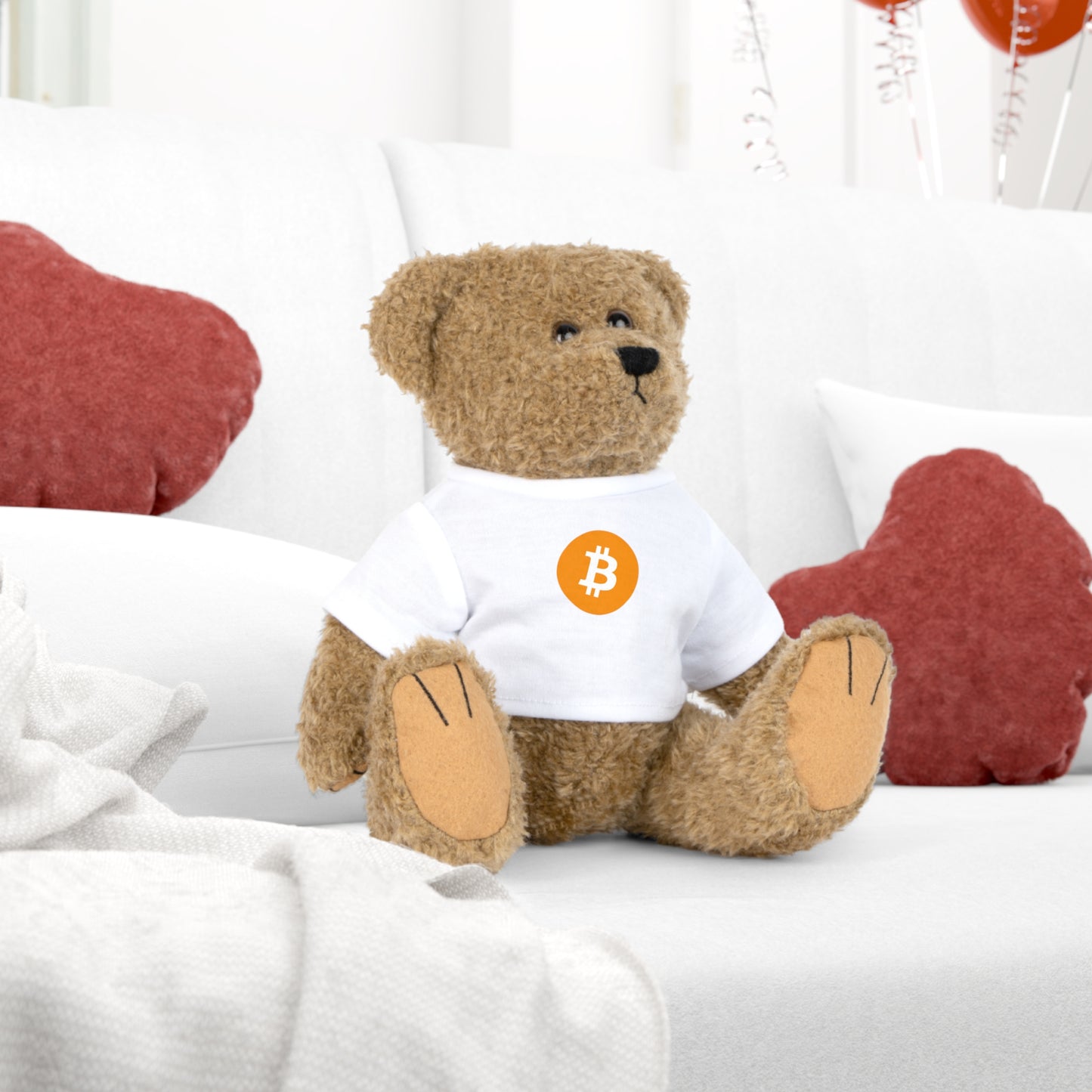 Bitcoin Plush Toy with T-Shirt
