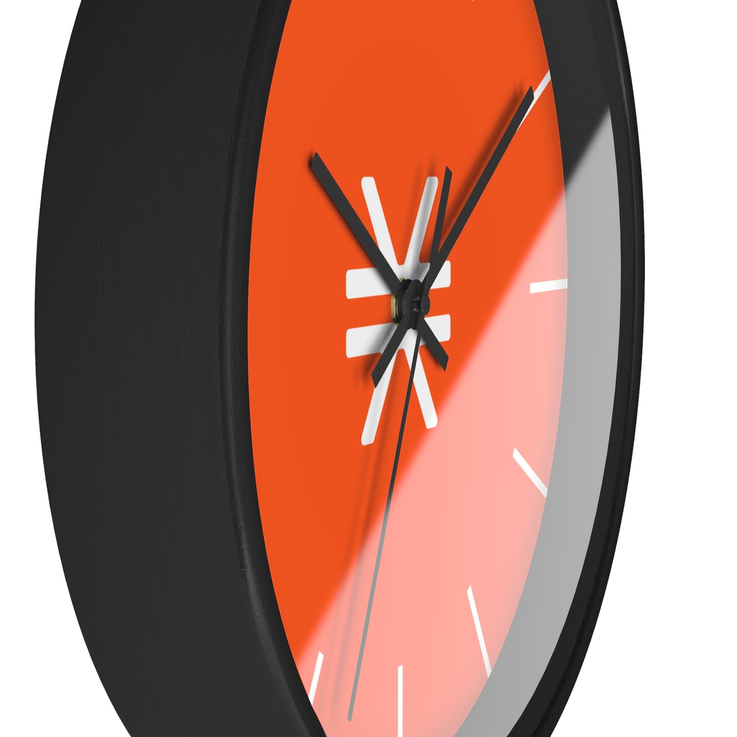 Vibrant Stacks Wall Clock with Modern Design